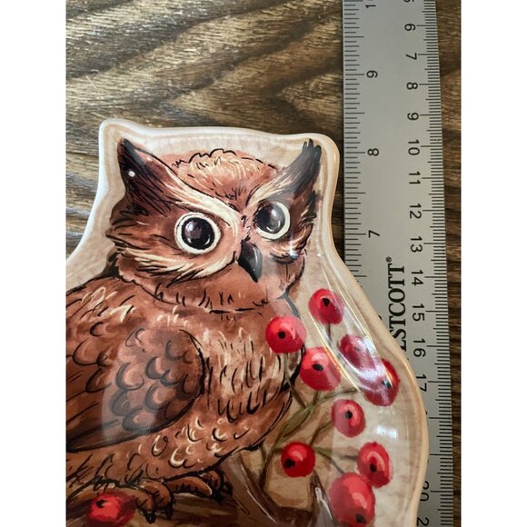 Owl Spoon Rest by Cracker Barrel, Vintage - Picture 6 of 7